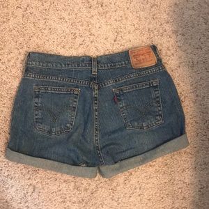 Levi’s High Waisted Jean Shorts